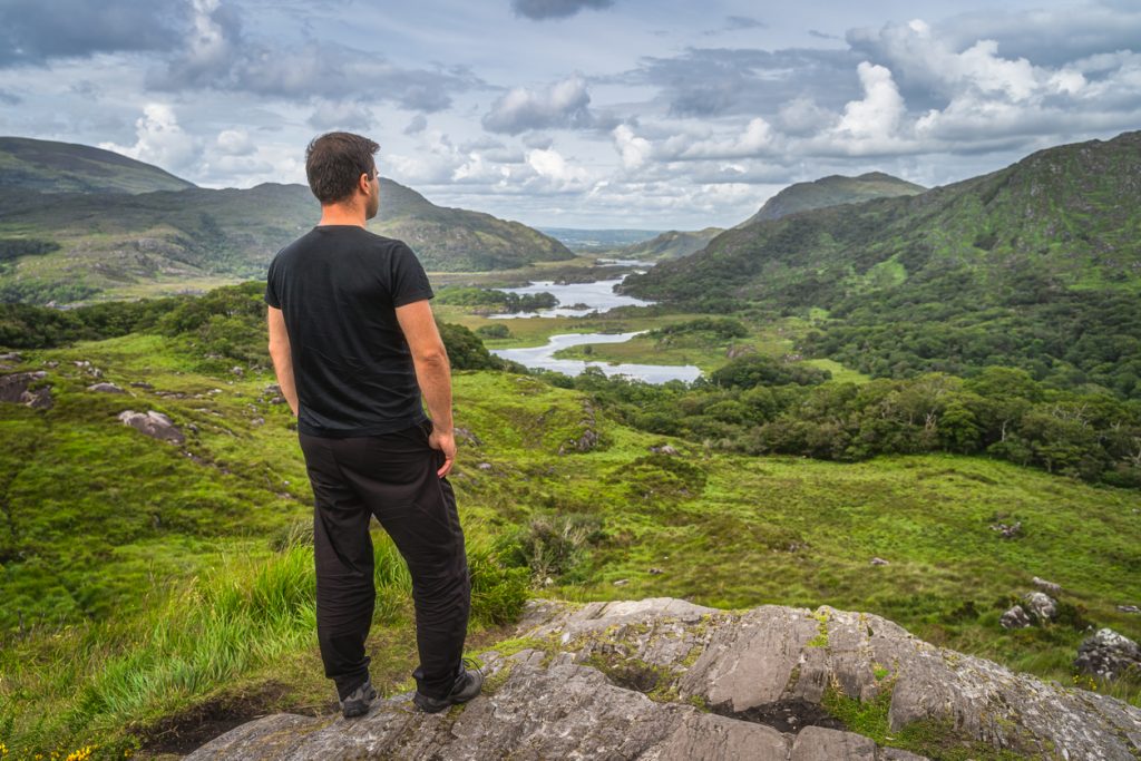 man at Killarney National Park