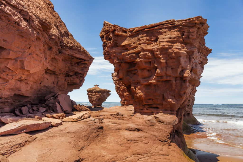 flowerpot rock in Price Edward Island