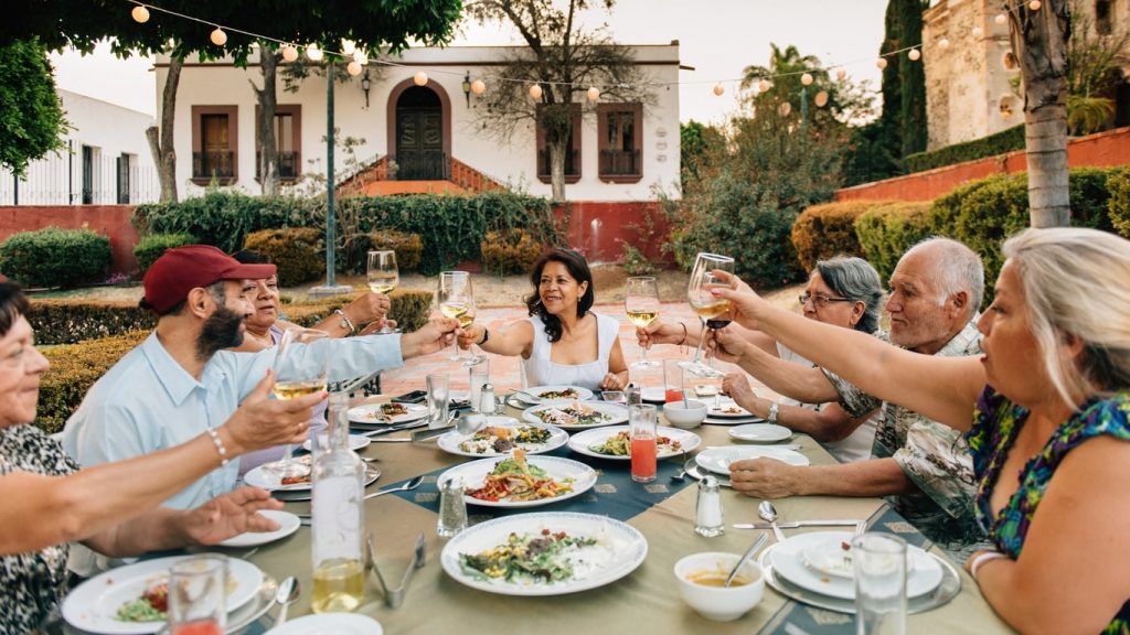 A group of foodies gather over cultural cuisine