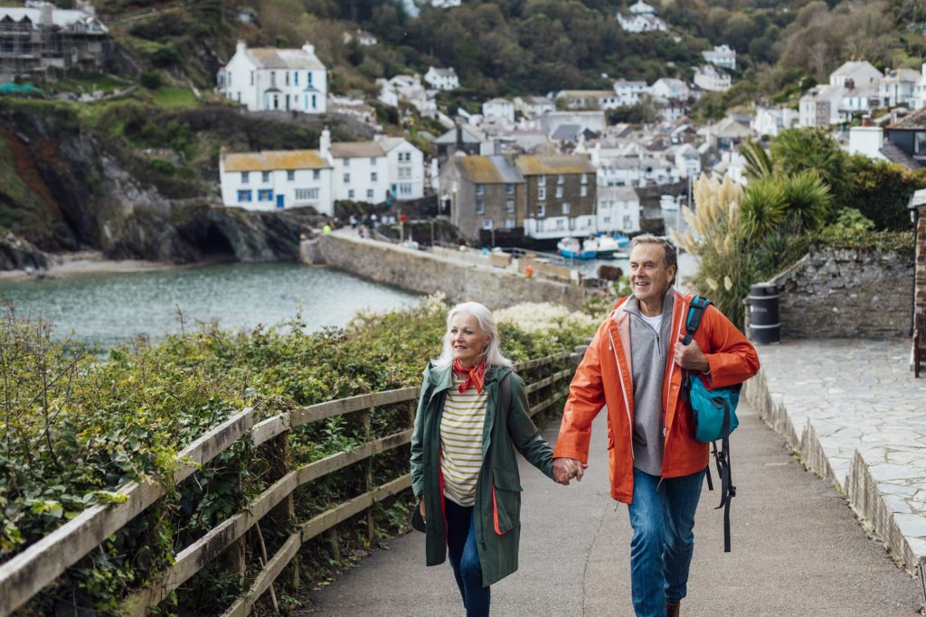 couple walking together