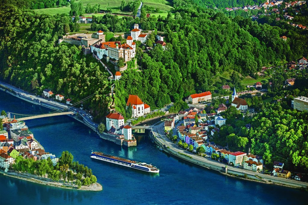 An AmaWaterWays river cruise ship