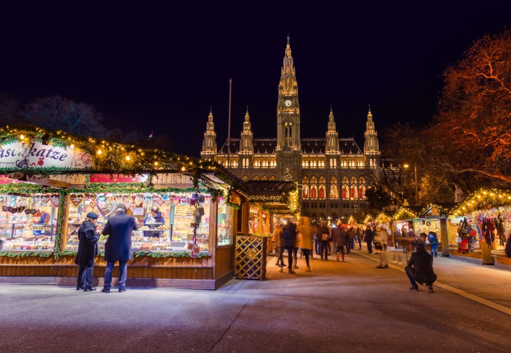 Christkindlmarkt at the Vienna