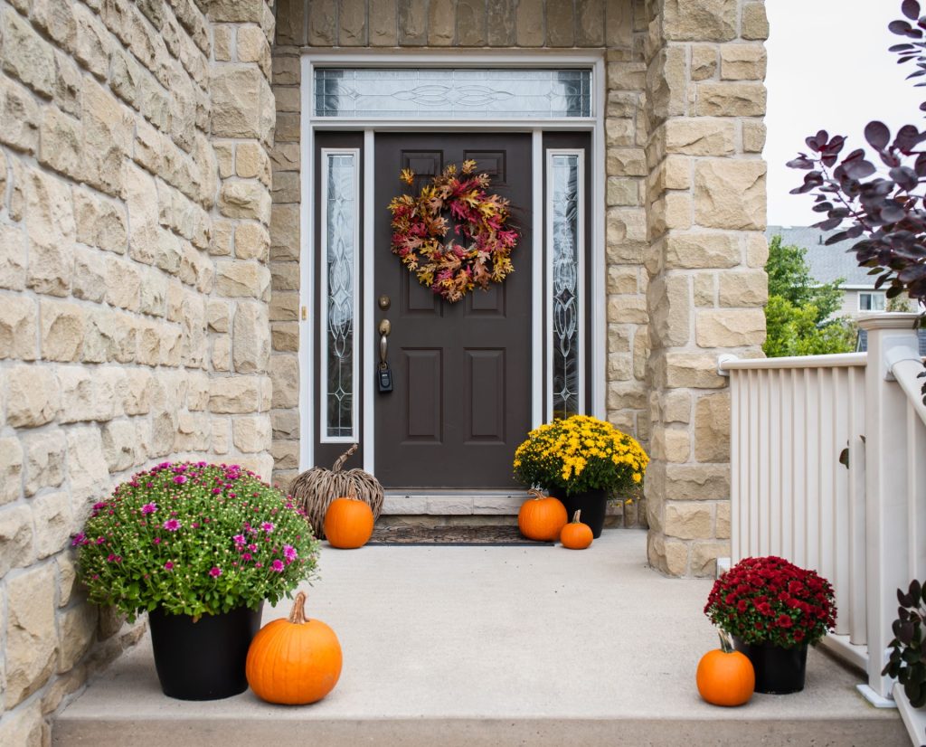 brown front door