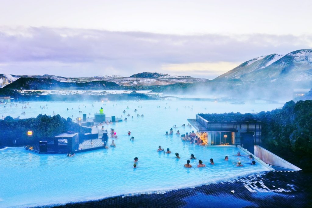 Blue lagoon in Iceland