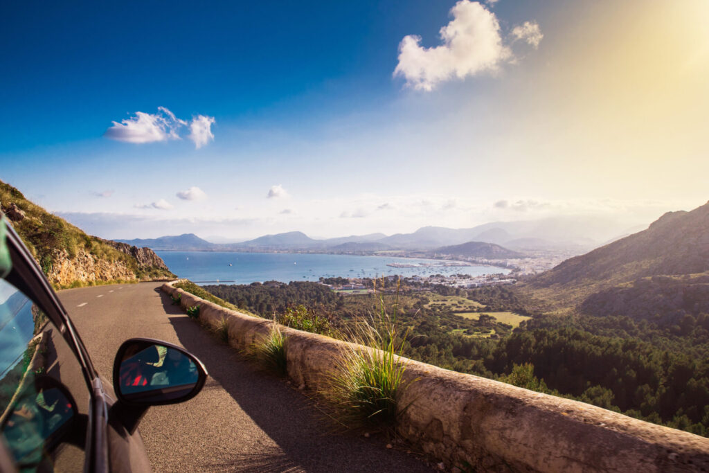 car driving in Spain