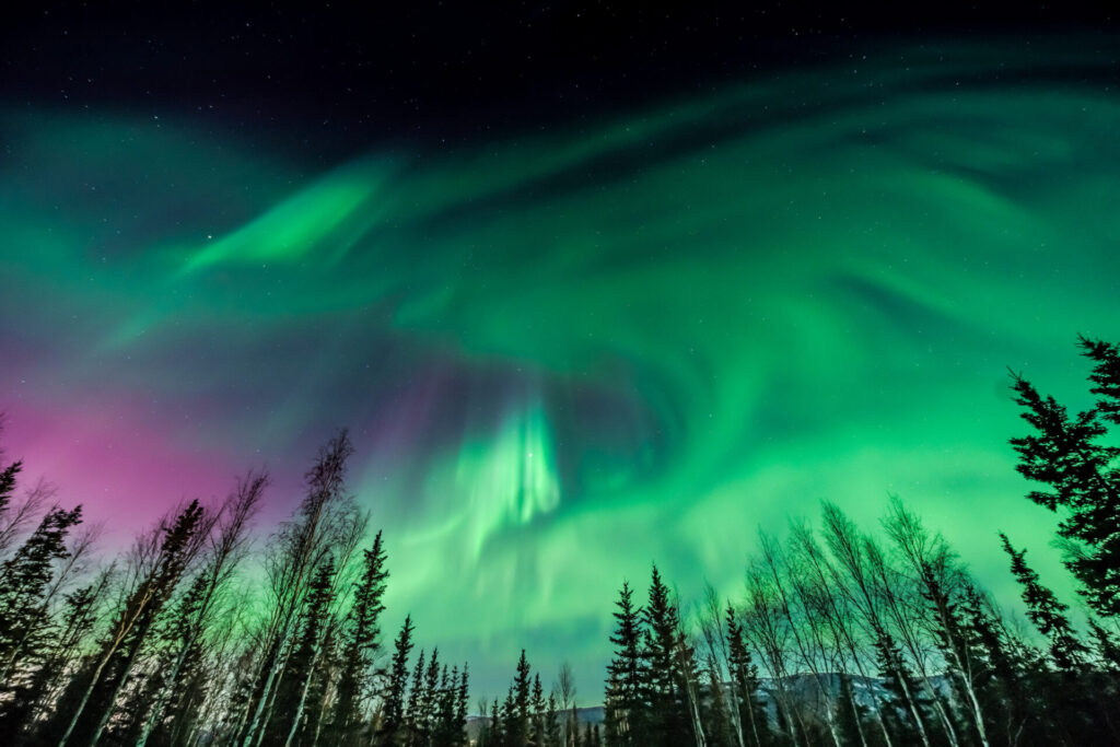 Northern lights in Fairbanks, Alaska