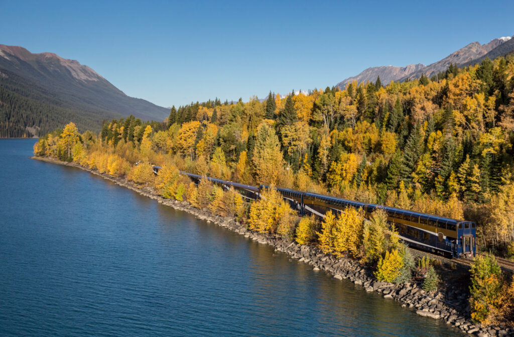 Rocky Mountaineer in the fall