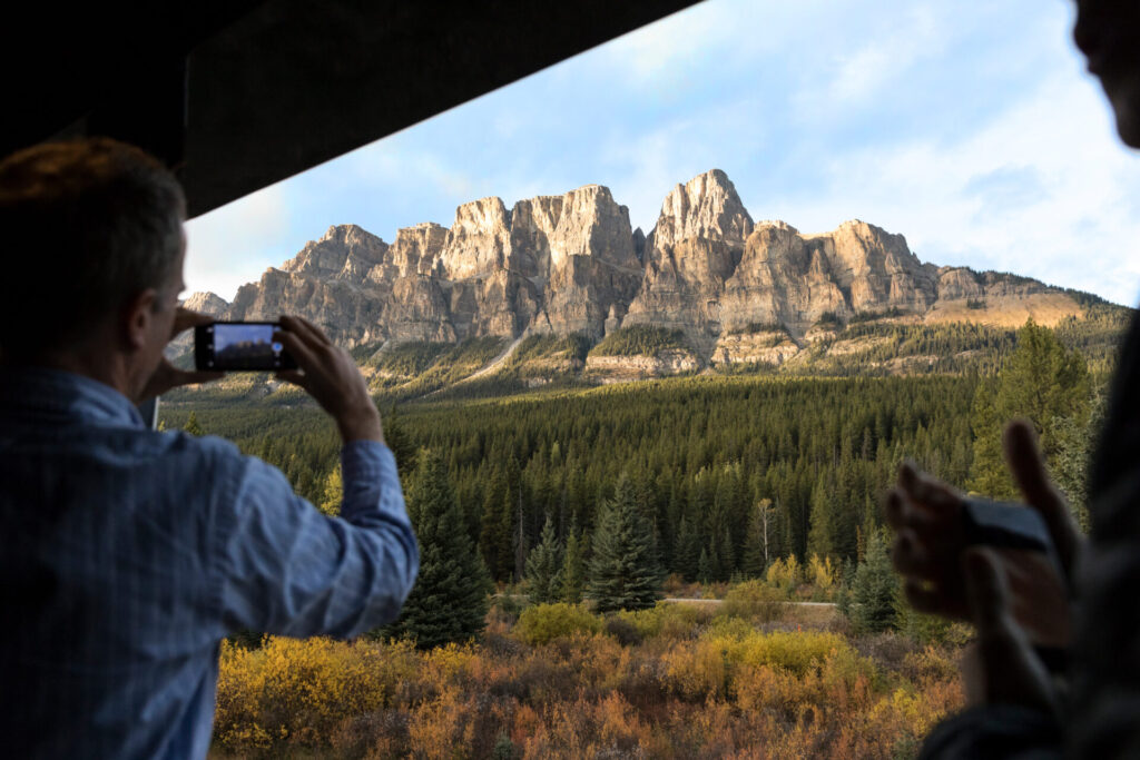 Rocky Mountaineer in the fall