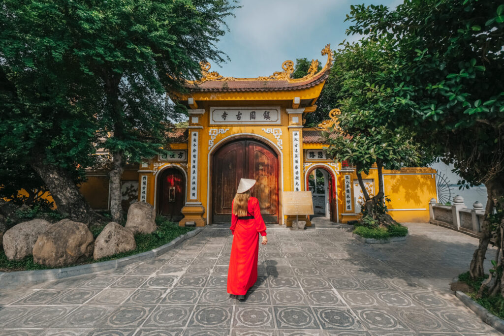 Tran Quoc Pagoda in Hanoi, Vietnam