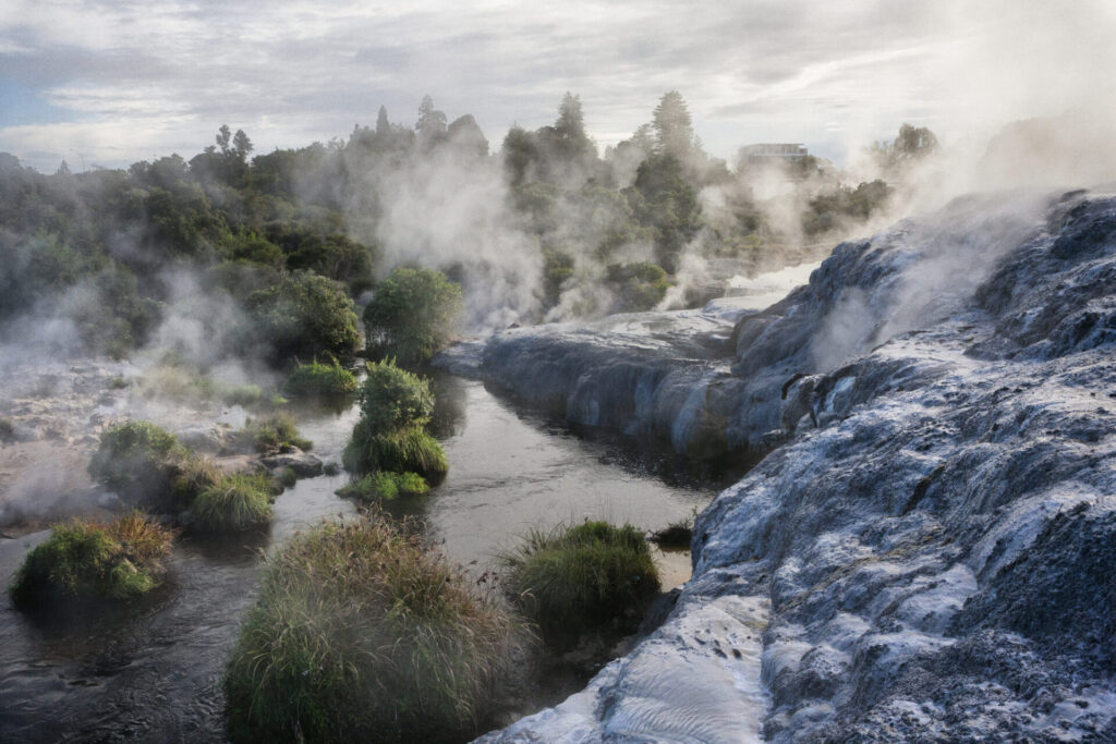 Whakarewarewa Thermal Park in Rotorua, New Zealand