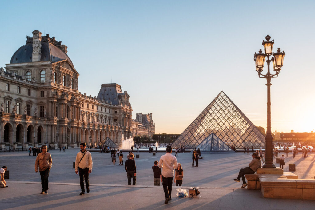 Sunrise at the Louvre