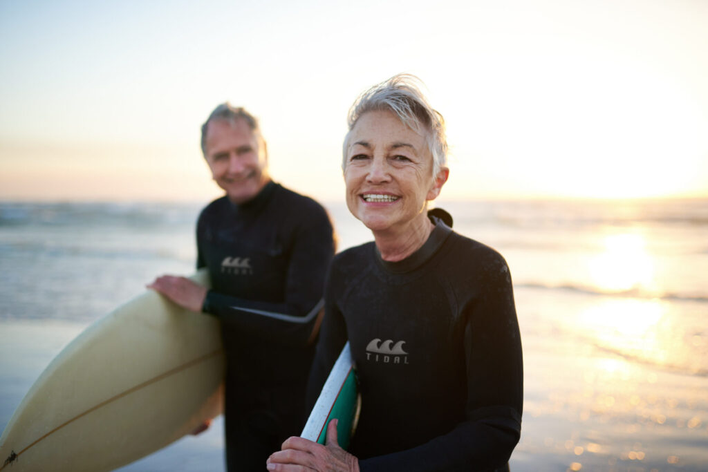 seniors surfing