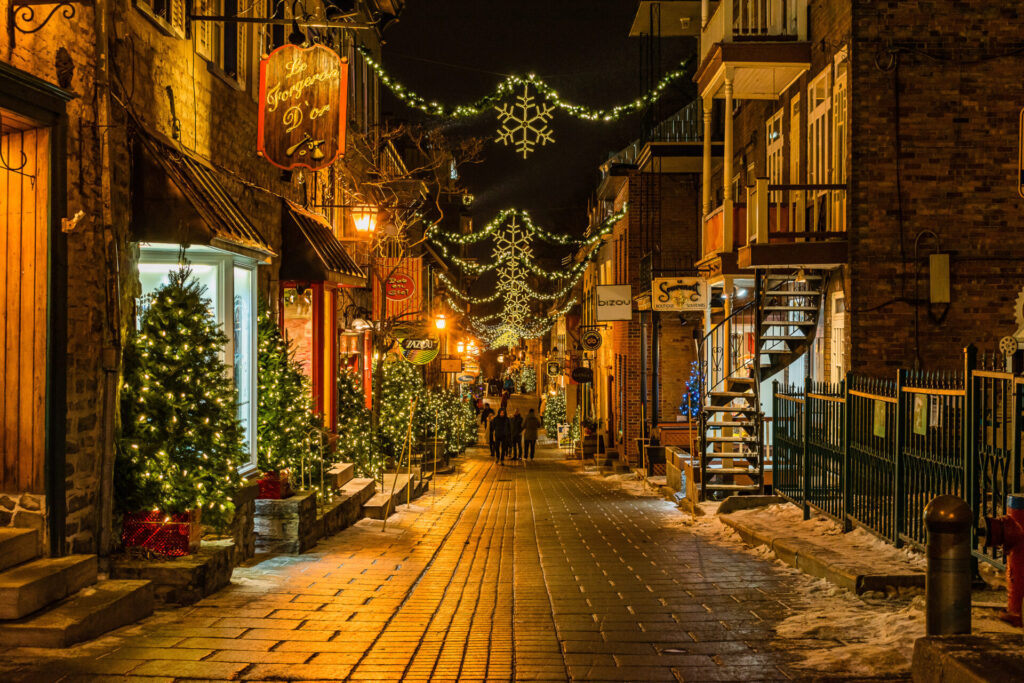 Before christmas in Quebec City