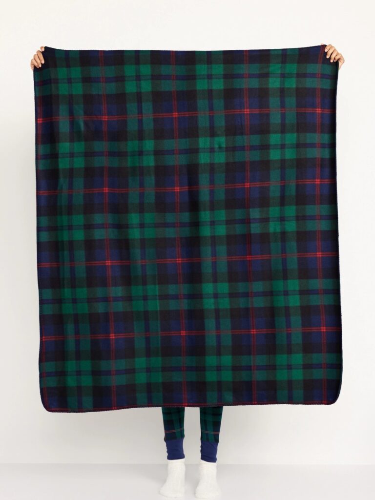 Old Navy plaid blanket