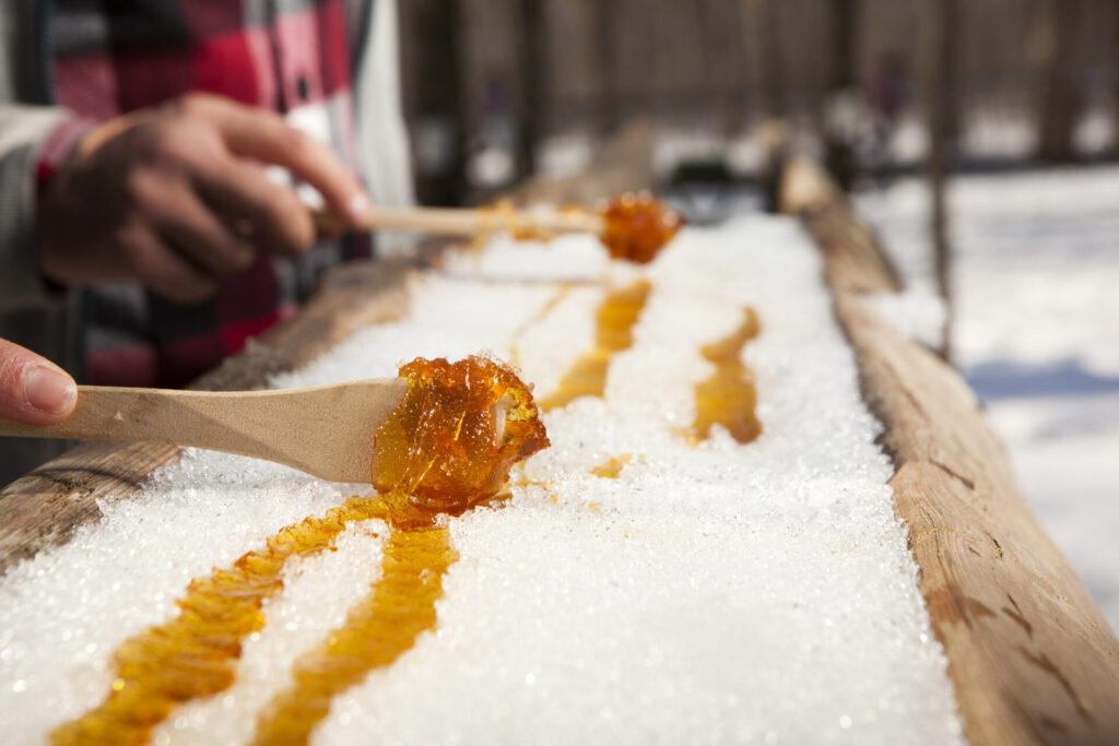 maple syrup close-up